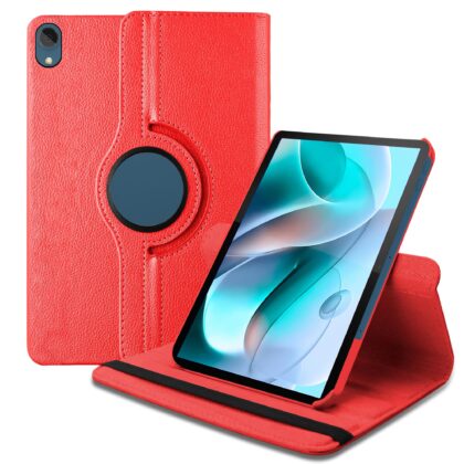 TGK Flip Cover for Motorola tab g70 LTE 11 inch (Red, Dual Protection, Pack of: 1)