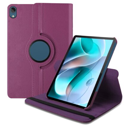 TGK Flip Cover for Motorola tab g70 LTE 11 inch (Purple, Dual Protection, Pack of: 1)