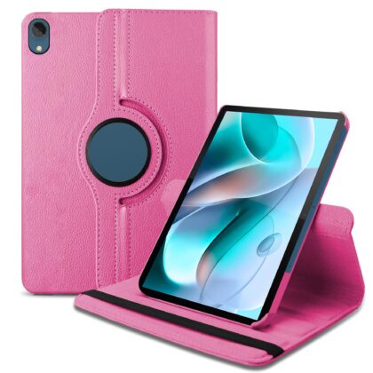 TGK Flip Cover for Motorola tab g70 LTE 11 inch (Pink, Dual Protection, Pack of: 1)